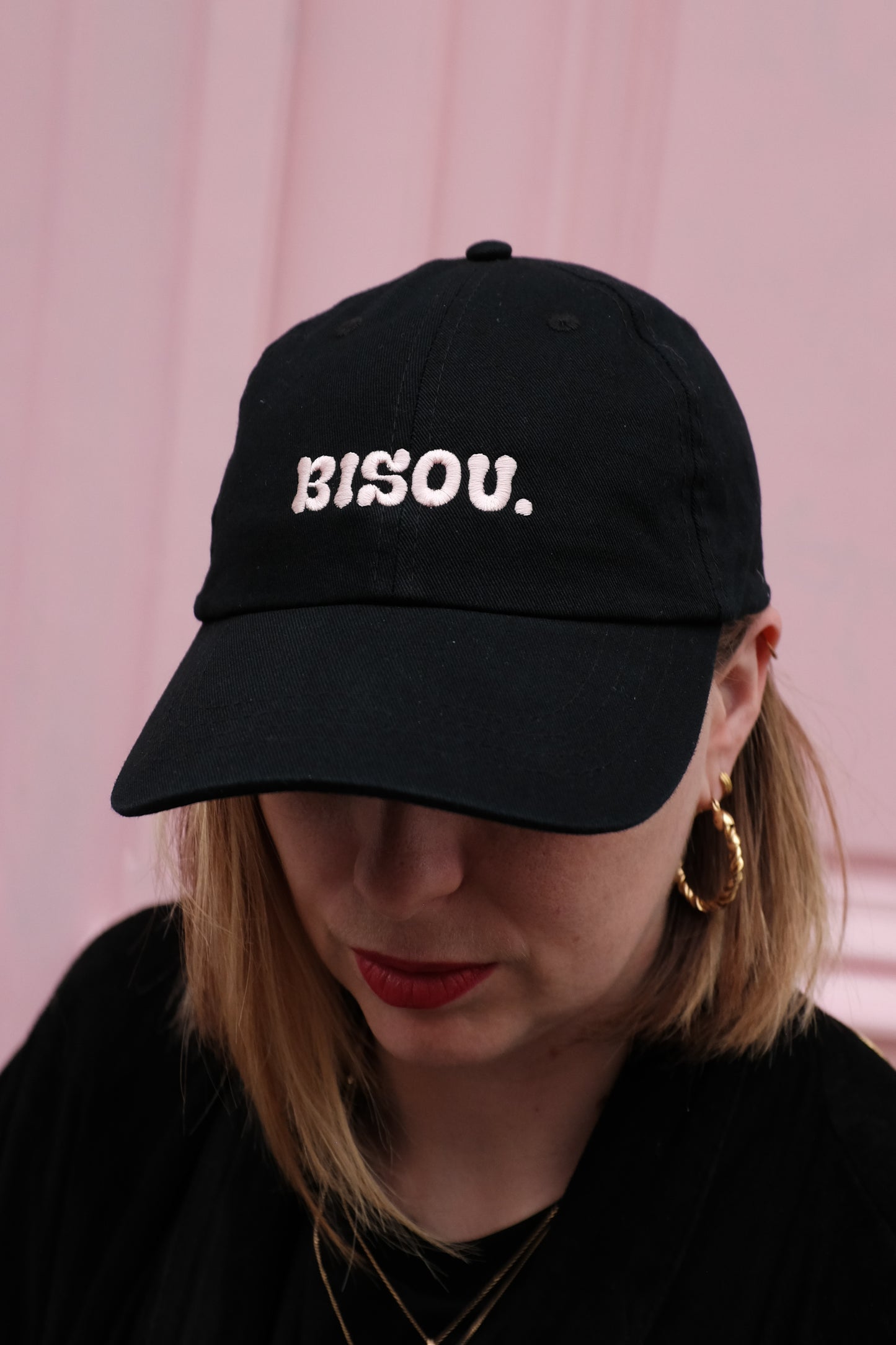 Casquette Bisou Noir - Black Bisou Cap