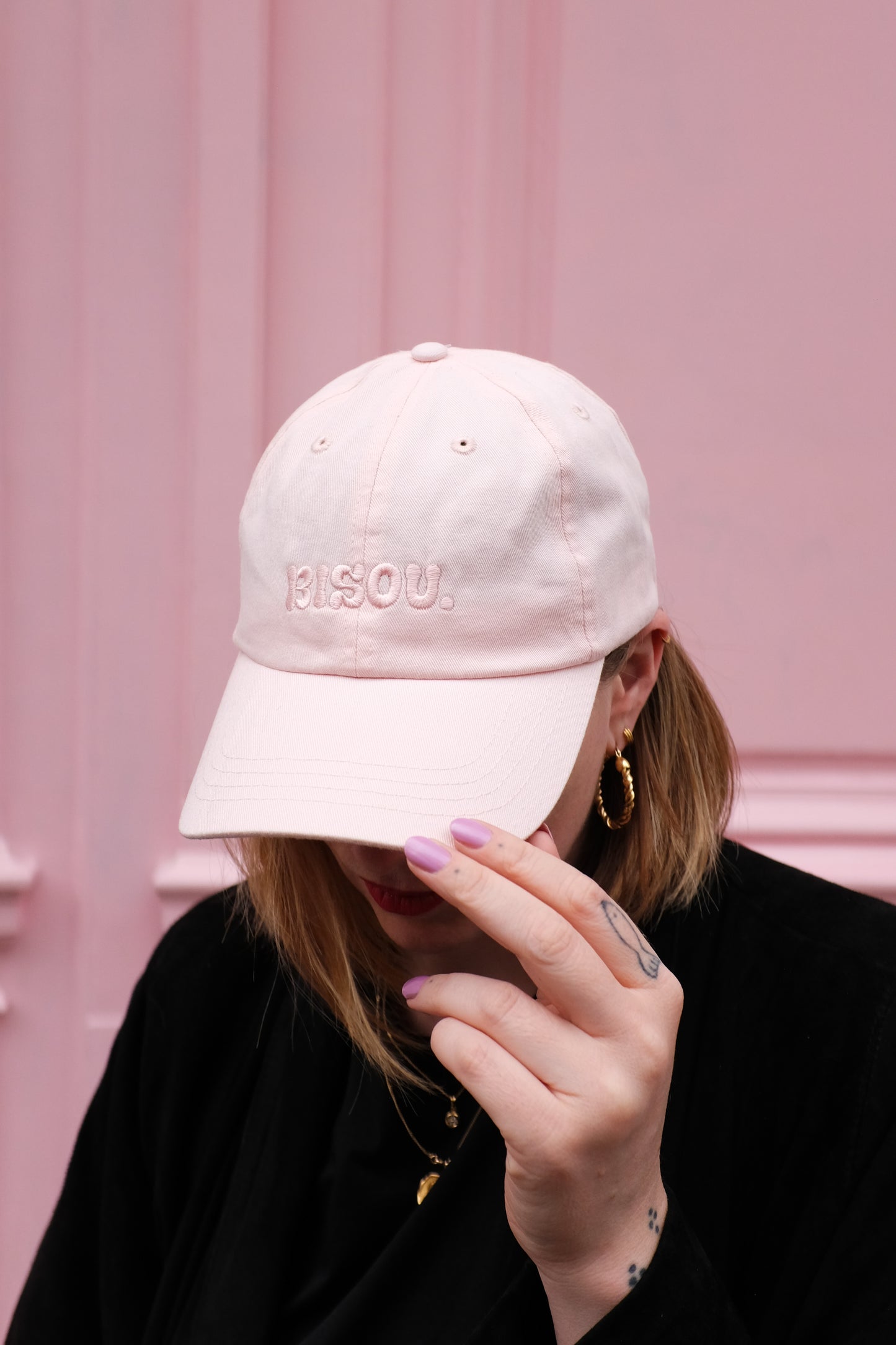 Casquette Bisou Rose - Pink Bisou Cap